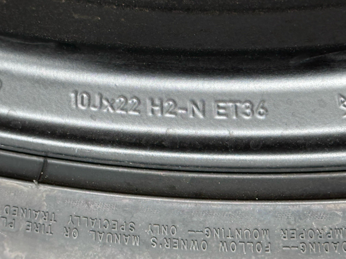 Mercedes G63 22 Zoll Schwarz Matt AMG Räder Felgen wie neu w465 w463 A Sommer