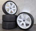 Audi RS6 RS7 GT Felgen 22 Zoll 4K C8 Sommerräder Retro 4K0601025EB weiss