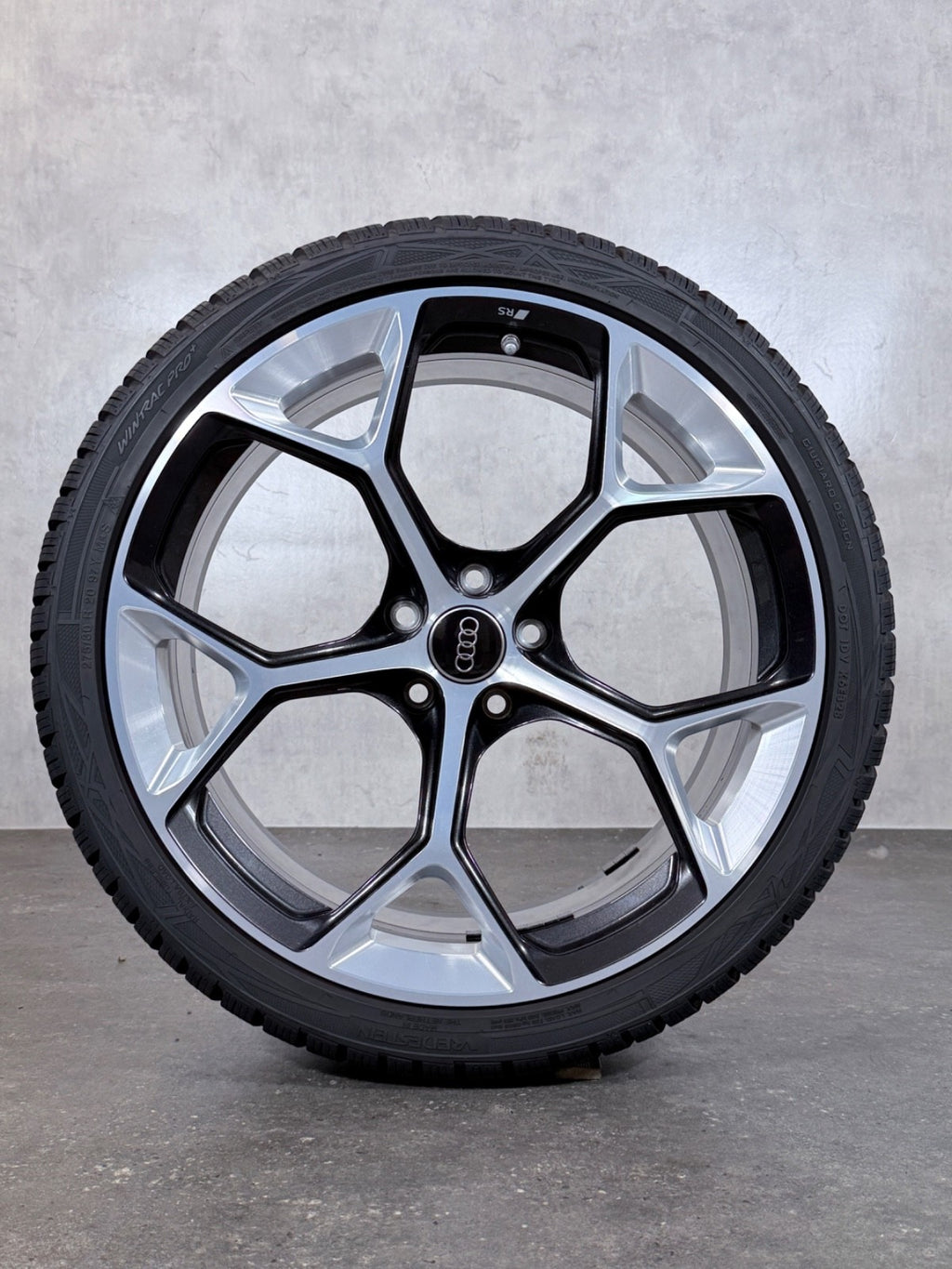 Audi RS4 RS5 Felgen 20 Zoll B9 8W F5 Winterräder 8W0601025GJ schwarz glanz