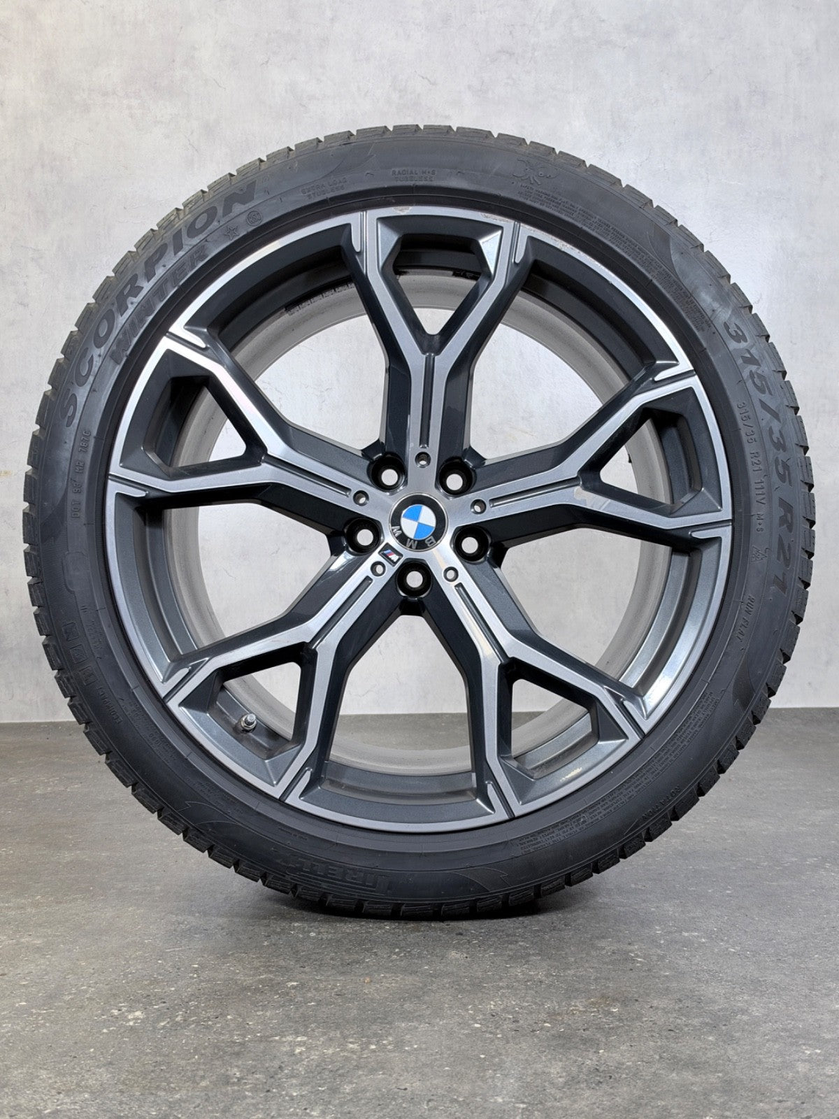 Original BMW X5 G05 X6 G06 M741 21 Zoll Winterräder Alufelgen M Y-Speiche 741M