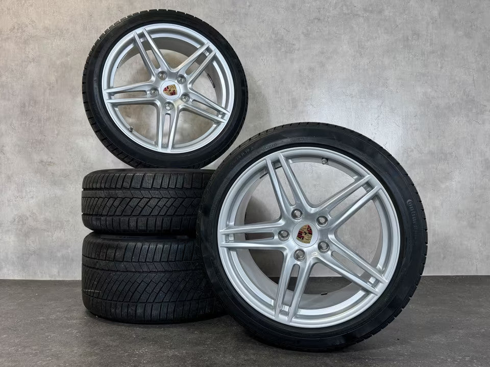 Original Porsche Carrera 911 991 TOP 19 Zoll Alufelgen Winterreifen Winterräder