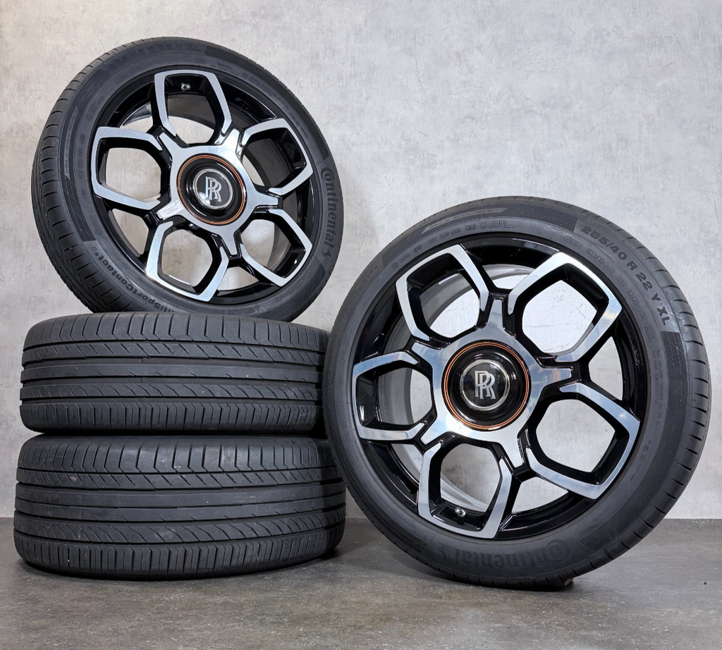 ROLLS-ROYCE CULLINAN BLACK BADGE Räder Satz Wheels Set 22 Zoll