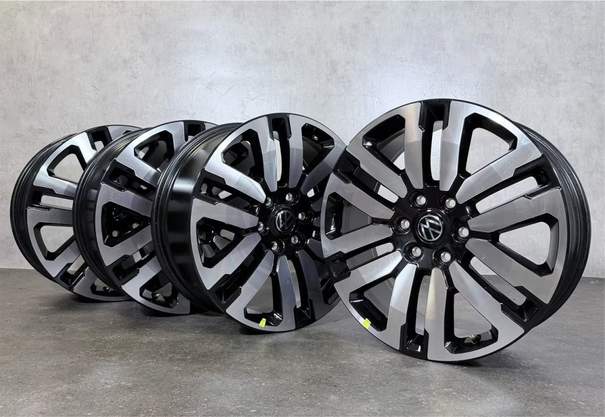 ORIGINAL VW 21 ZOLL AMAROK II T1 VARBERG FELGEN N1XC-1007-D1A BICOLOR OEM RIMS