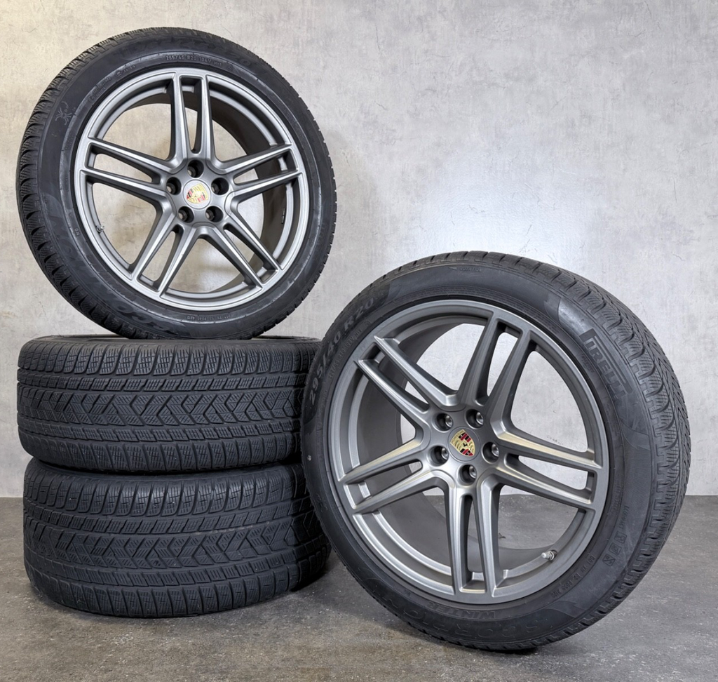 PORSCHE MACAN III S RAD 9+10x 20 FELGEN TURBO GTS S Rim Wheel Set Winter TOP