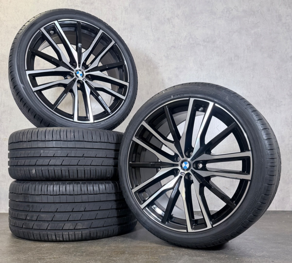 Original BMW X5 G05 X6 G06 M742 22 Zoll Sommerräder Alufelgen Doppelspeiche 742M