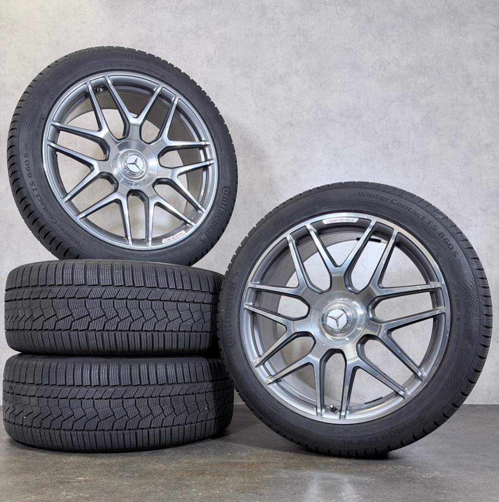 Original Mercedes G Klasse G63 AMG W463 22 Zoll Winterräder A4634012000 Felgen