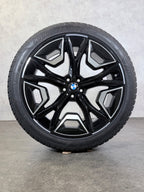 Original BMW iX 22 Zoll Felgen Winterräder i20 1021 5A02659 Winterreifen!