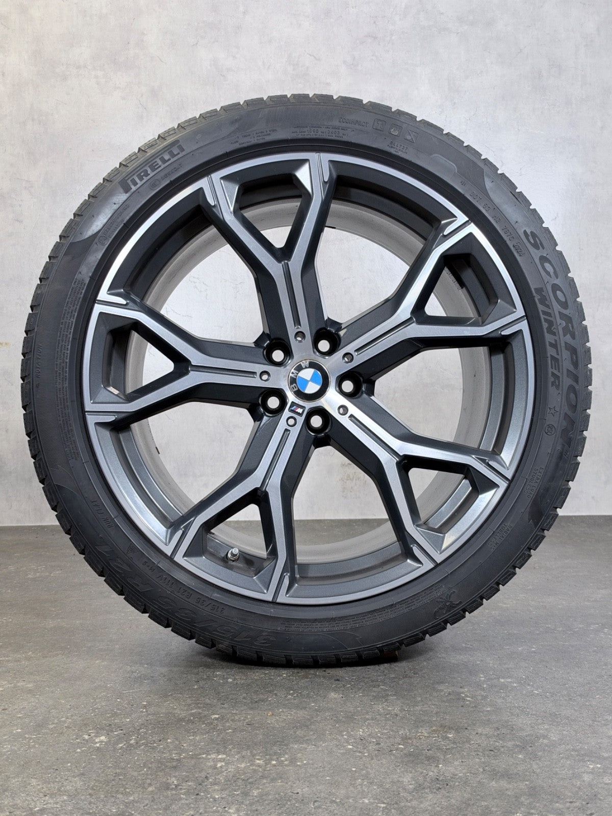 Original BMW X5 G05 X6 G06 M741 21 Zoll Winterräder Alufelgen M Y-Speiche 741M