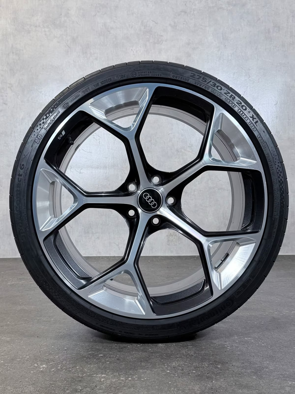 Audi RS4 RS5 Felgen 20 Zoll B9 8W F5 Sommerräder 8W0601025GJ schwarz glanz