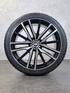 Original BMW X5 G05 X6 G06 M742 22 Zoll Sommerräder Alufelgen Doppelspeiche 742M