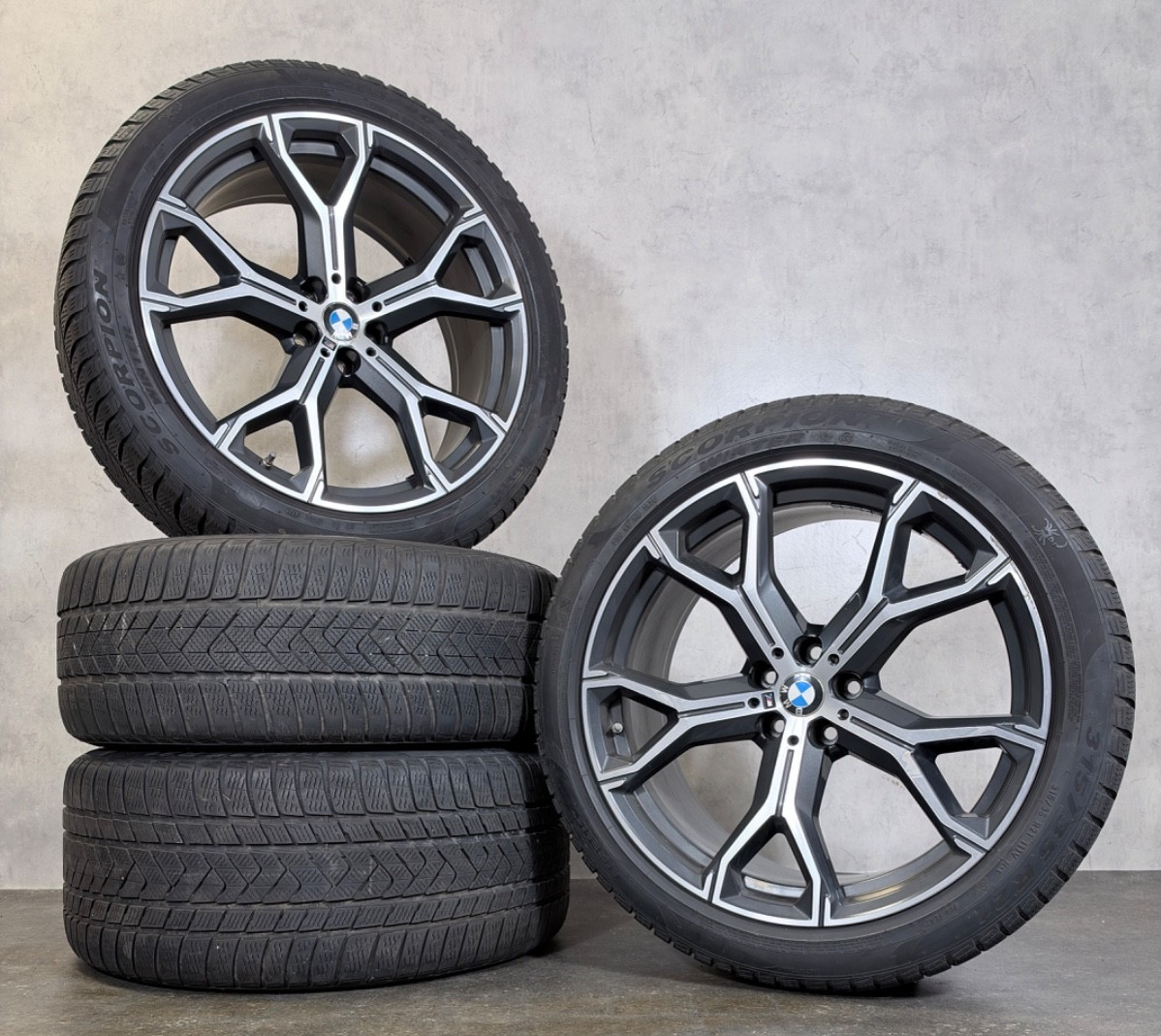 Original BMW X5 G05 X6 G06 M741 21 Zoll Winterräder Alufelgen M Y-Speiche 741M
