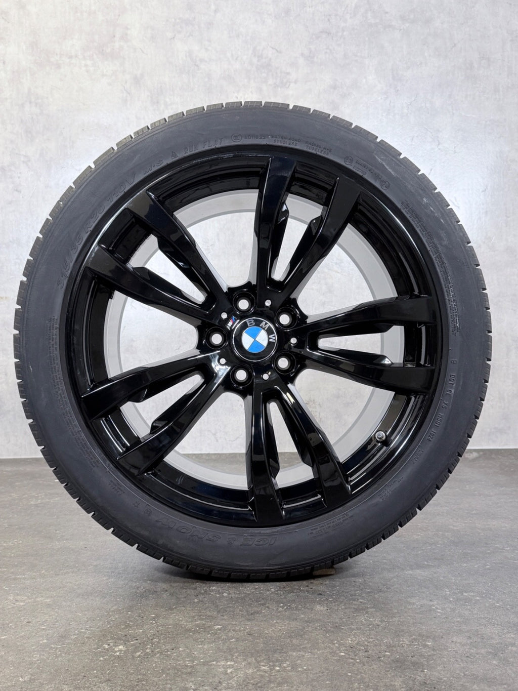 Winterräder 20 Zoll BMW X5 F15 X6 F16 Doppelspeiche M469 Alufelgen Black RDK