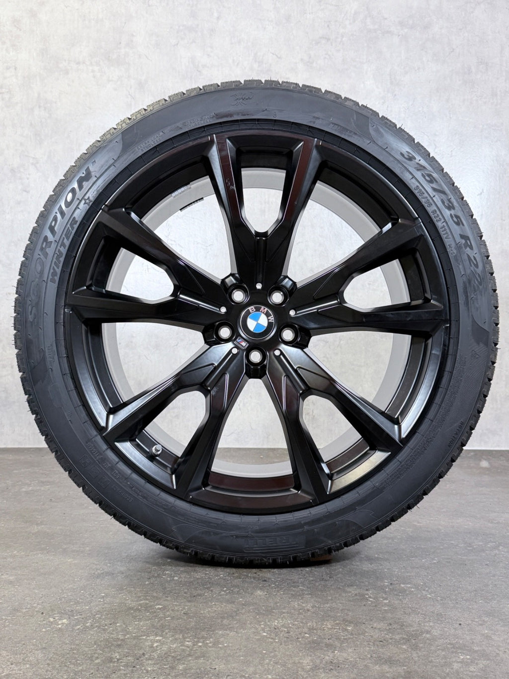 Original BMW Styling M755 X7 G07 22 Zoll Winterräder Alufelgen M V-Speiche 755M