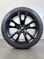 Original BMW Styling M755 X7 G07 22 Zoll Winterräder Alufelgen M V-Speiche 755M