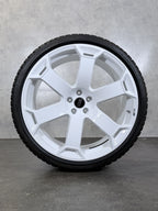 Audi RS6 GT 22 Zoll Felgen Winterreifen Winterräder 4K0601025DP original weiß