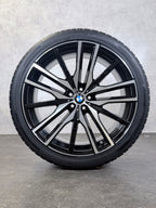 Original BMW X5 G05 X6 G06 M742 22 Zoll Sommerräder Alufelgen Doppelspeiche 742M
