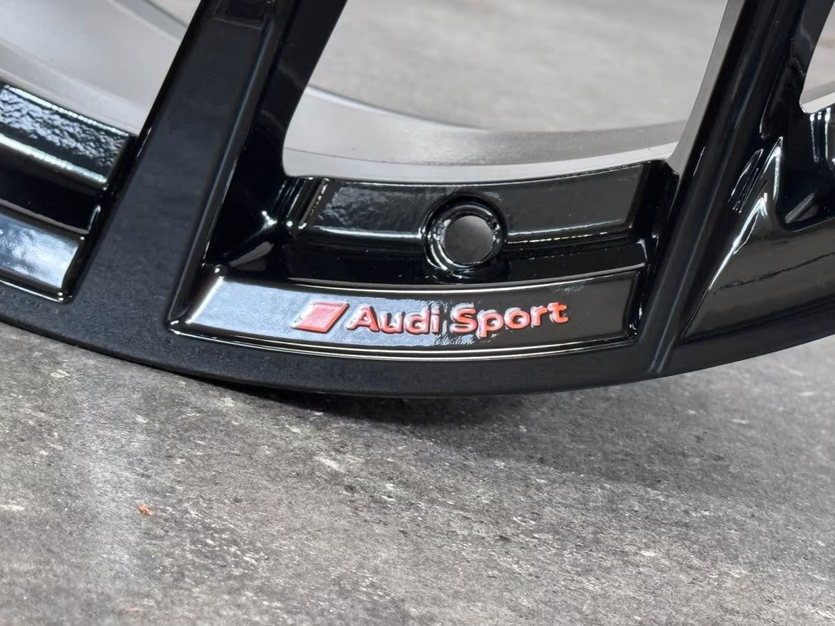 4 ORIGINAL 20" ALUFELGEN AUDI RS4 RS5 8W 8W0601025FE 9x20 ET22 SCHWARZ
