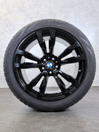 Winterräder 20 Zoll BMW X5 F15 X6 F16 Doppelspeiche M469 Alufelgen Black RDK