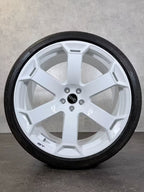 Audi RS6 RS7 GT Felgen 22 Zoll 4K C8 Sommerräder Retro 4K0601025EB weiss
