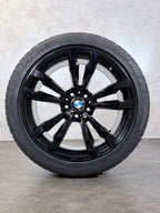 Winterräder 20 Zoll BMW X5 F15 X6 F16 Doppelspeiche M469 Alufelgen Black RDK