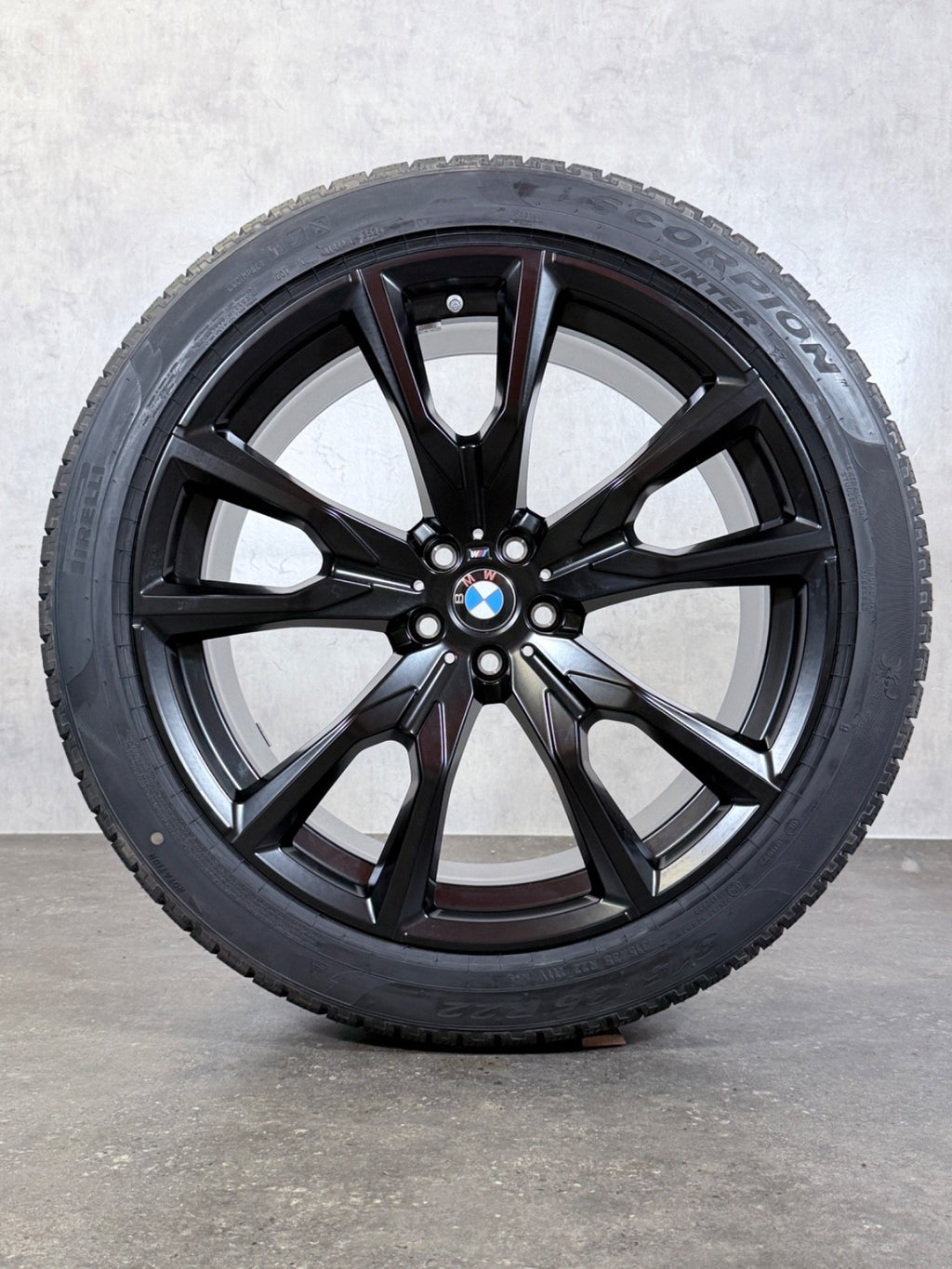 Original BMW Styling M755 X7 G07 22 Zoll Winterräder Alufelgen M V-Speiche 755M