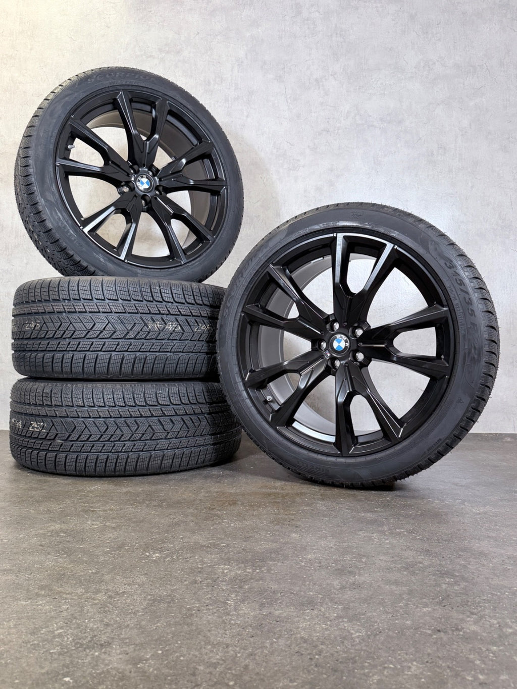 Original BMW Styling M755 X7 G07 22 Zoll Winterräder Alufelgen M V-Speiche 755M
