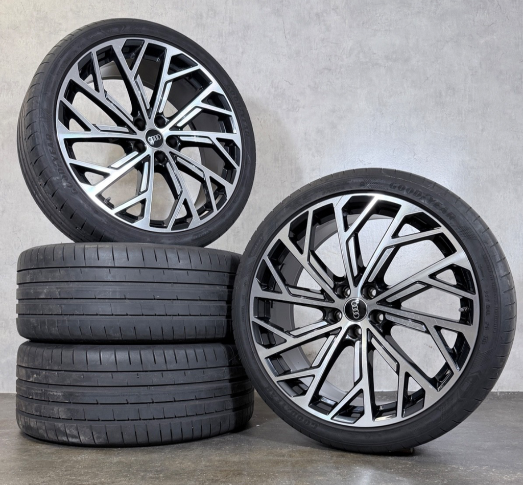 Audi A8 S8 Felgen 21 Zoll 4N D5 Sommerräder 4N0601025AF Evo Design schwarz
